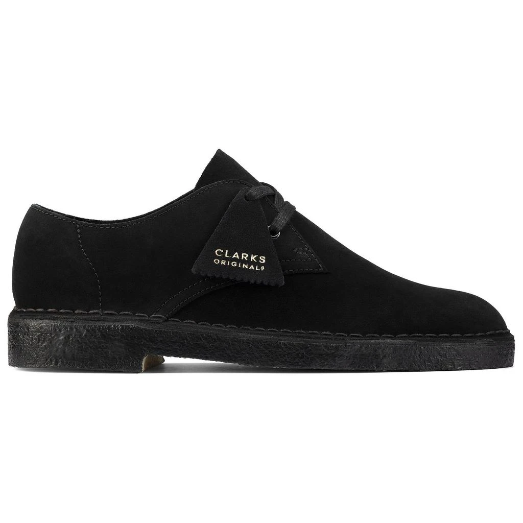 商品Clarks|Clarks Originals Desert Khan - Black Suede,价格¥1019,第1张图片