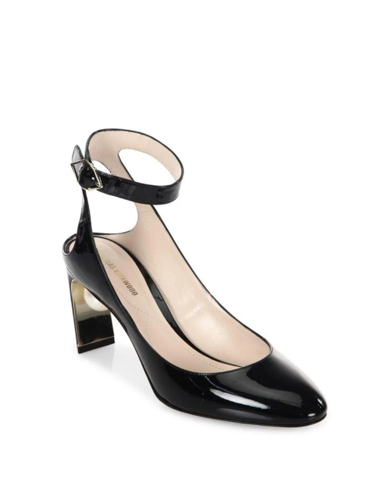 商品Nicholas Kirkwood|Lola Pearl Patent Leather Ankle Strap Pumps,价格¥2533,第1张图片