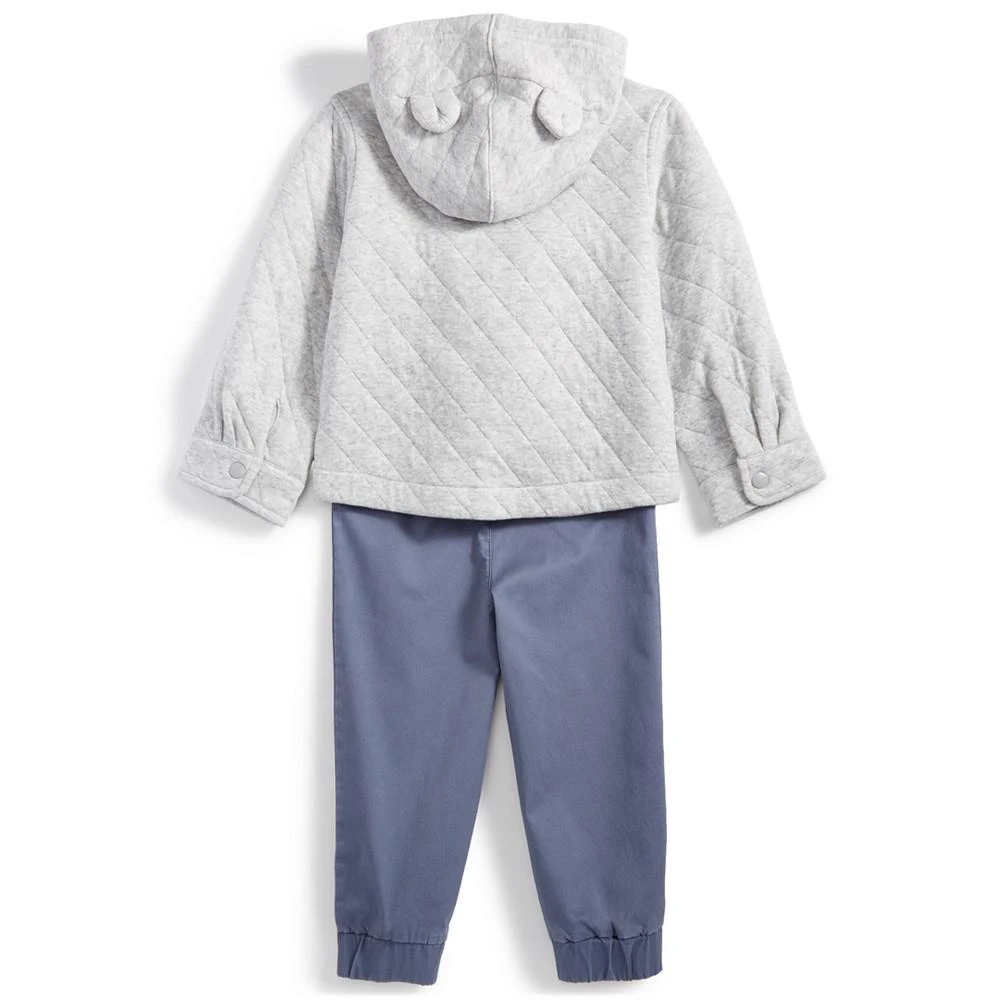 商品First Impressions|Baby Boys Quilted Jacket, Shirt and Pants, 3 Piece Set, Created for Macy's,价格¥133,第2张图片详细描述