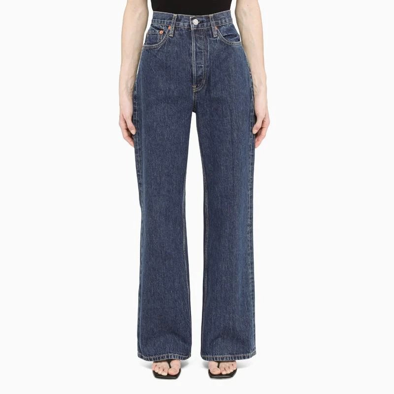 商品Re/Done|Blue palazzo jeans,价格¥808,第1张图片