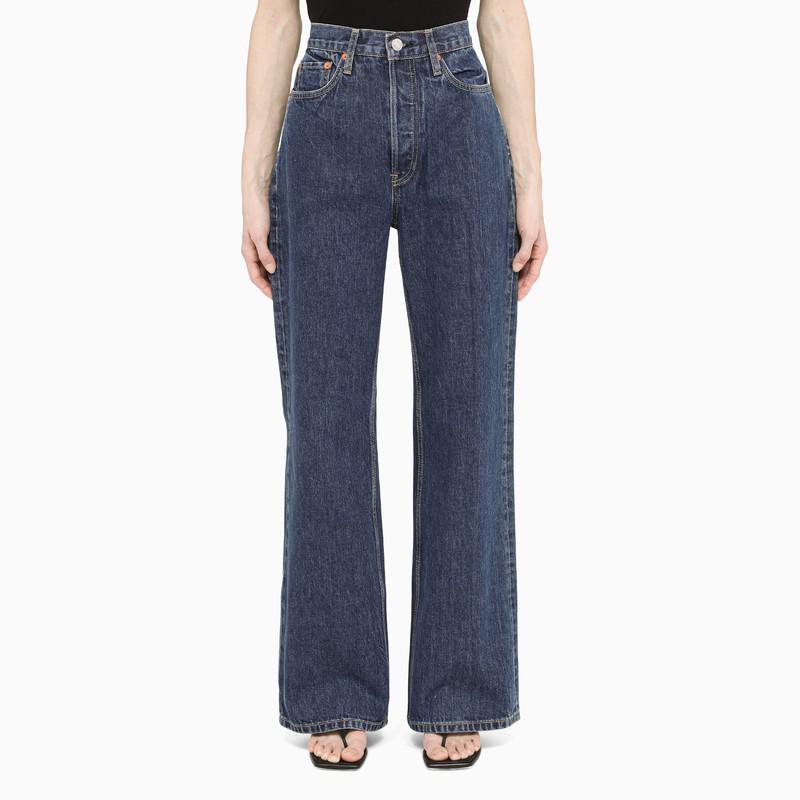 商品Re/Done|Blue palazzo jeans,价格¥1149,第1张图片