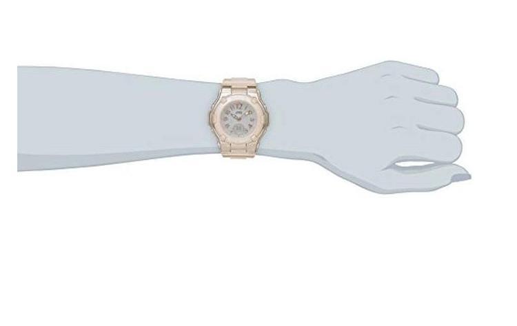 商品Casio|日本直邮CASIO卡西欧女士手表BGA-1100-4BJF粉色太阳能时尚腕表,价格¥2807,第6张图片详细描述