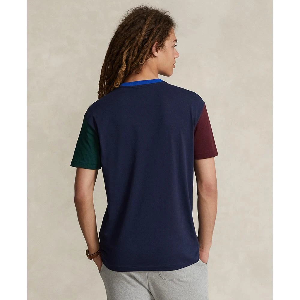商品Ralph Lauren|Men's Cotton Classic Fit Color-Blocked Jersey T-Shirt,价格¥237,第2张图片详细描述