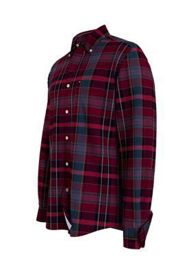 商品Tommy Hilfiger|Hilfiger Hampshire Plaid Long Sleeve Shirt,价格¥261,第3张图片详细描述