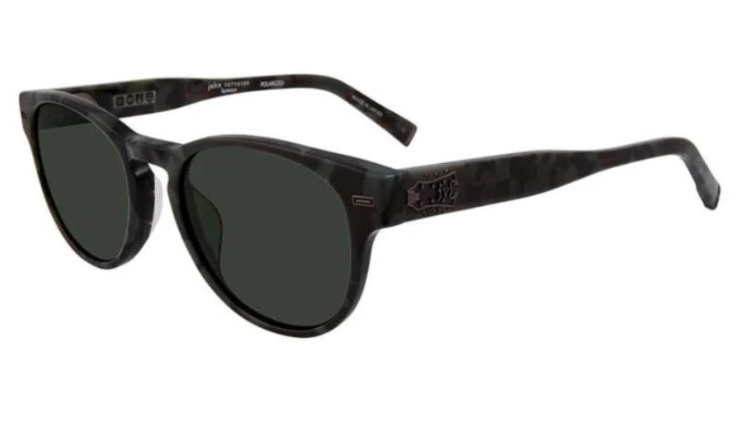 商品John Varvatos|John Varvatos Grey-Green Round Mens Sunglasses V532 SMT 51,价格¥319,第1张图片