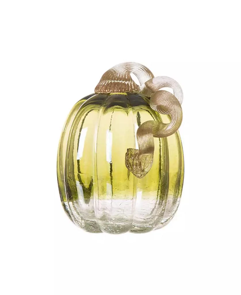 商品Glitzhome|Crackle Glass Pumpkin,价格¥152,第3张图片详细描述