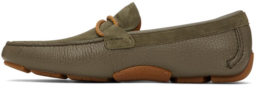 Khaki Driver Loafers商品第3张图片规格展示