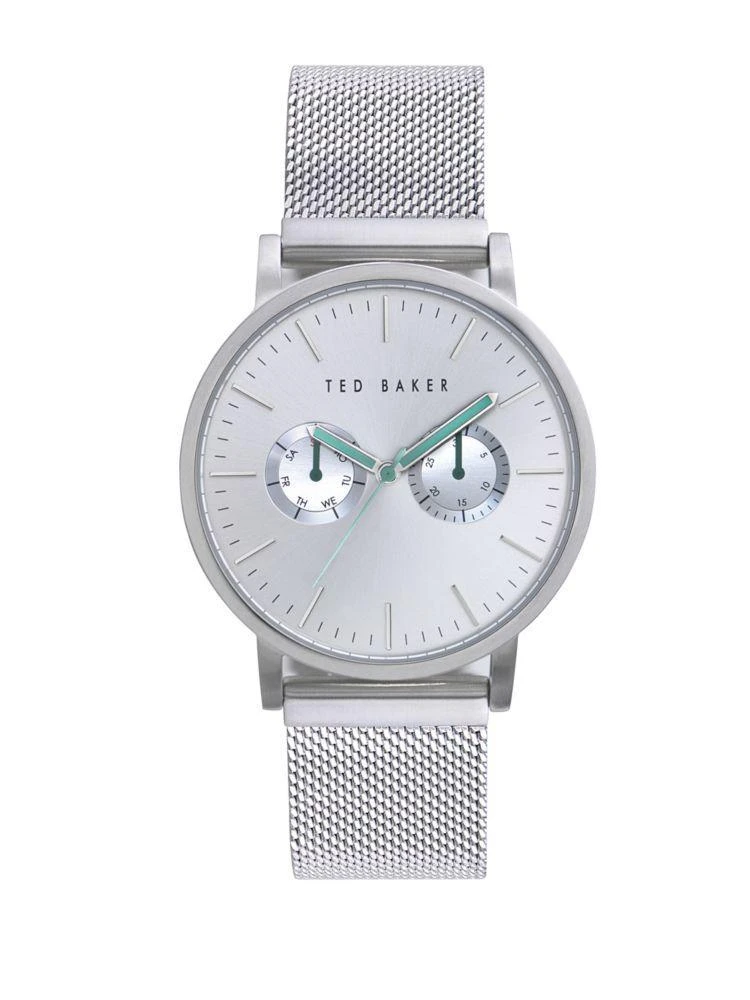 商品Ted Baker London|Mens Stainless Steel Mesh Strap Watch,价格¥657,第1张图片