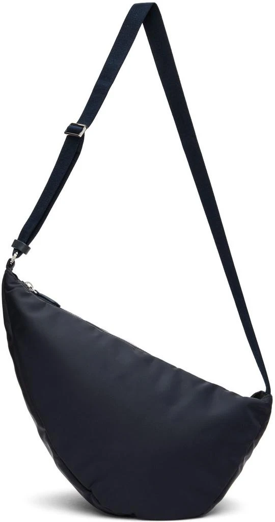 商品The Row|SSENSE Exclusive Navy Slouchy Banana Messenger Bag,价格¥8179,第4张图片详细描述