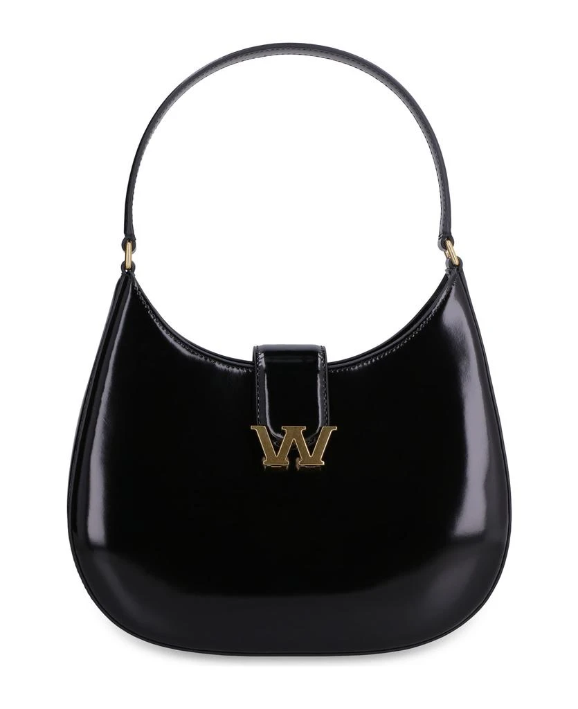 商品Alexander Wang|Large Leather Hobo Bag With Embossed W Logo,价格¥6839,第1张图片
