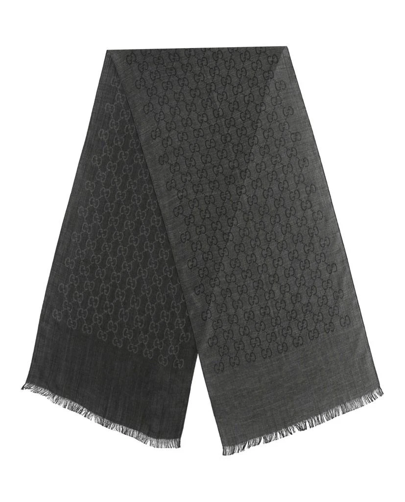 商品Gucci|GG Jacquard Pattern Knit Scarf,价格¥1574,第2张图片详细描述