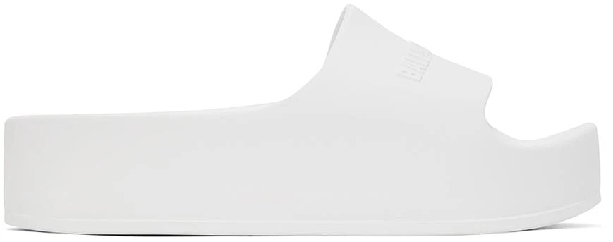 商品Balenciaga|White Chunky Platform Sandals,价格¥3847,第1张图片