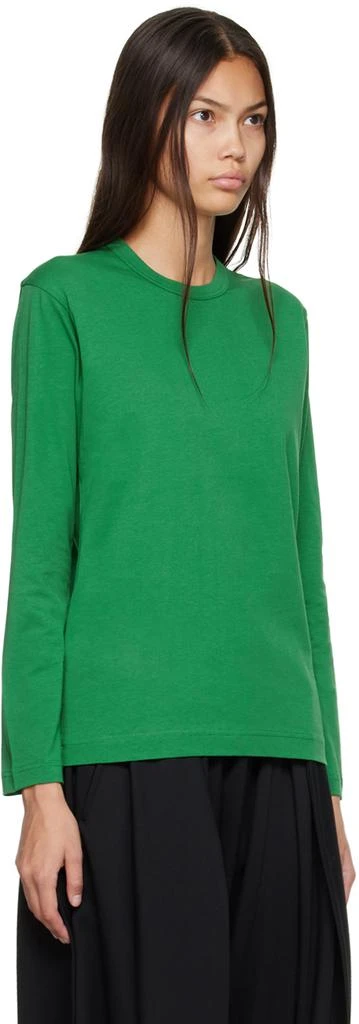 商品Comme des Garcons|Green Printed Long Sleeve T-Shirt,价格¥567,第2张图片详细描述