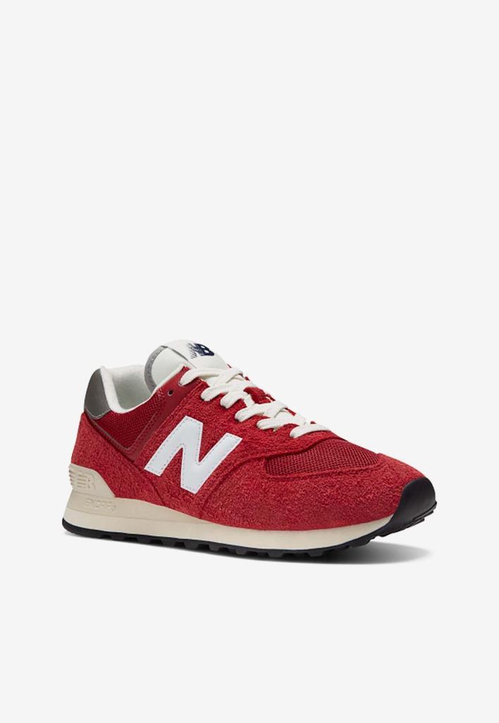 商品New Balance|574 Low-Top Sneakers in Varsity Red with White,价格¥938,第6张图片详细描述