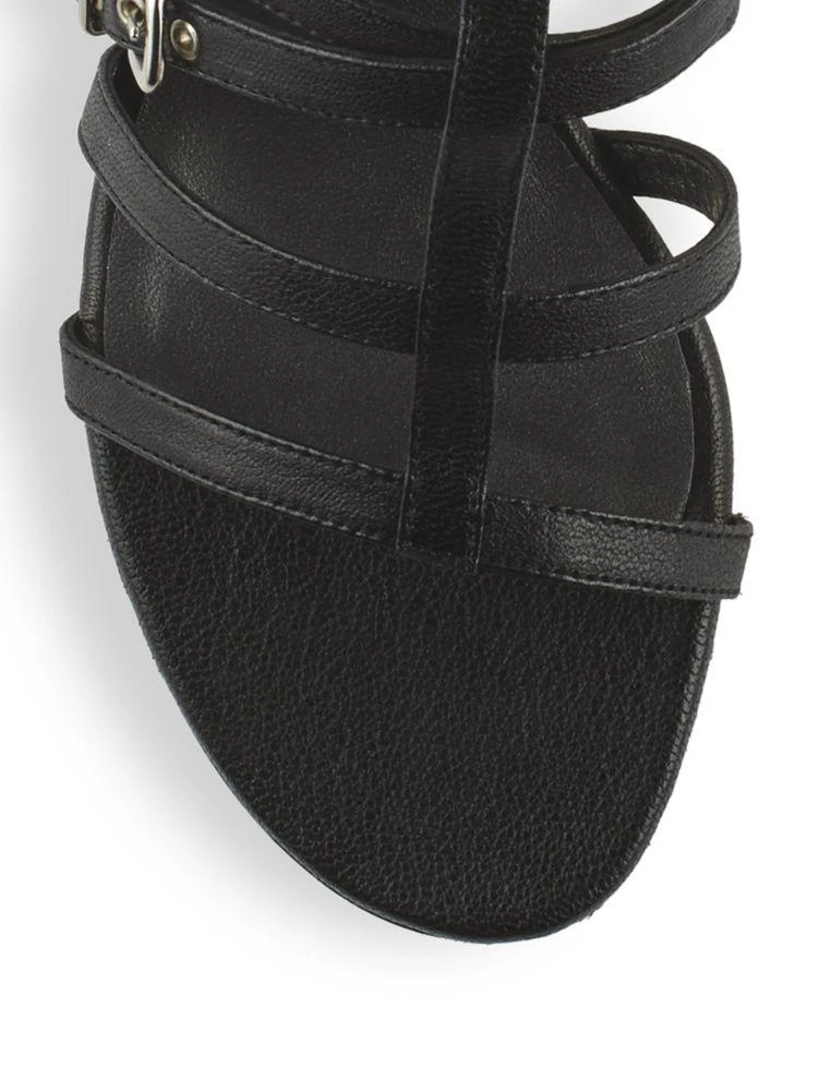 商品Stuart Weitzman|Chariot Leather Cage Sandals,价格¥786,第3张图片详细描述