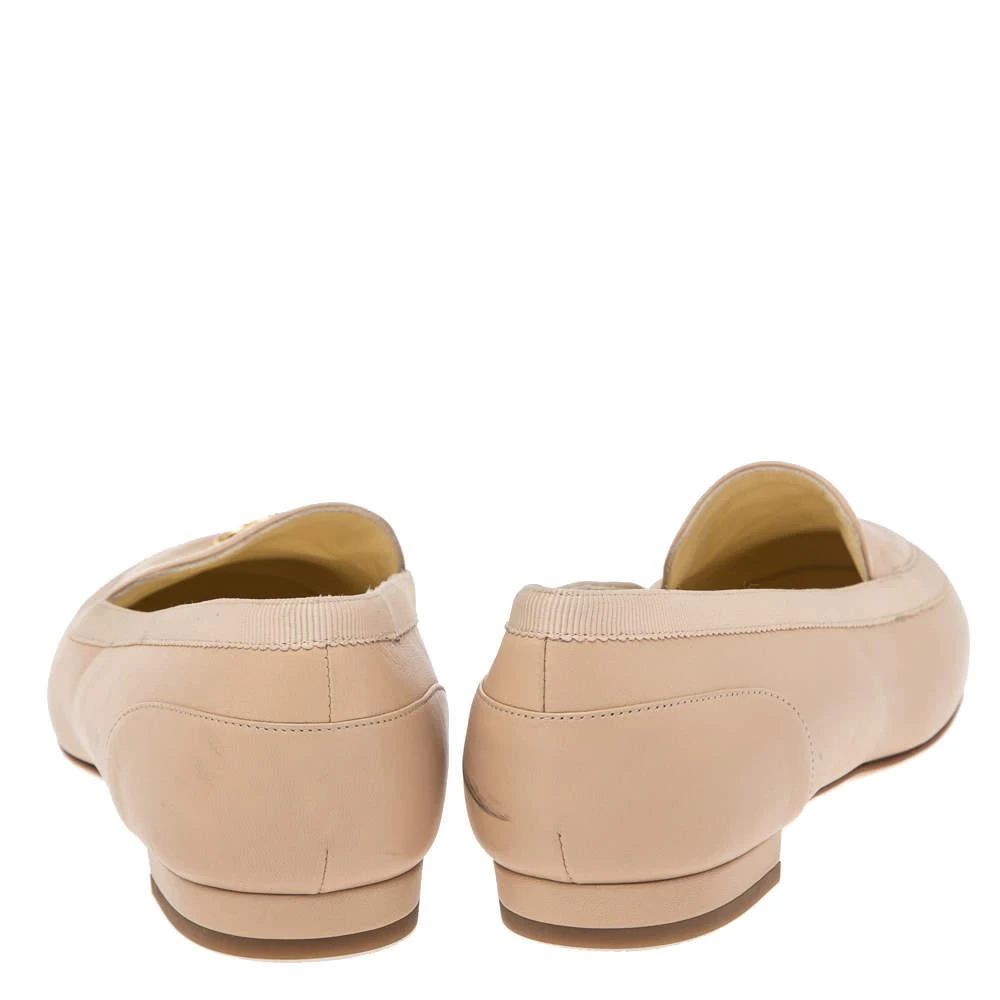 商品[二手商品] Chanel|Chanel Beige Leather CC Loafer Size 36,价格¥3116,第5张图片详细描述
