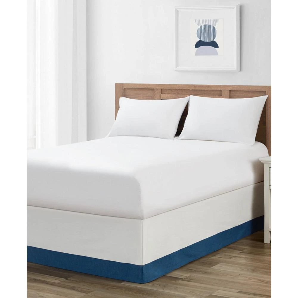 商品Nautica|CLOSEOUT! Colorblock Tailored Bed Skirt,价格¥301,第2张图片详细描述