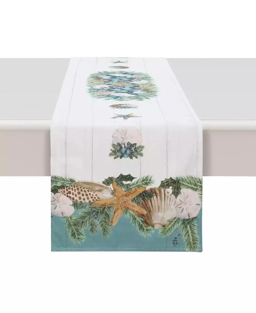 商品Laural Home|Christmas By The Sea Table Runner - 72" x 13",价格¥356,第1张图片