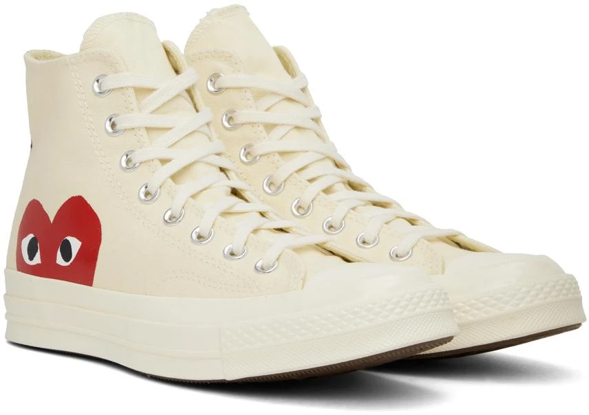 商品Comme des Garcons|Off-White Converse Edition Chuck 70 High Top Sneakers,价格¥1030,第4张图片详细描述