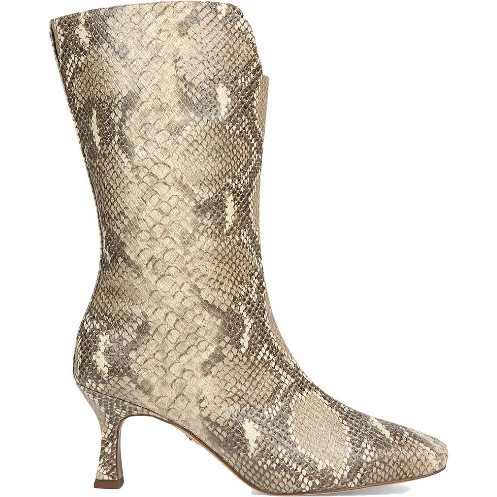 商品Sam Edelman|Sam Edelman Womens Lolita Leather Square Toe Mid-Calf Boots,价格¥193,第3张图片详细描述