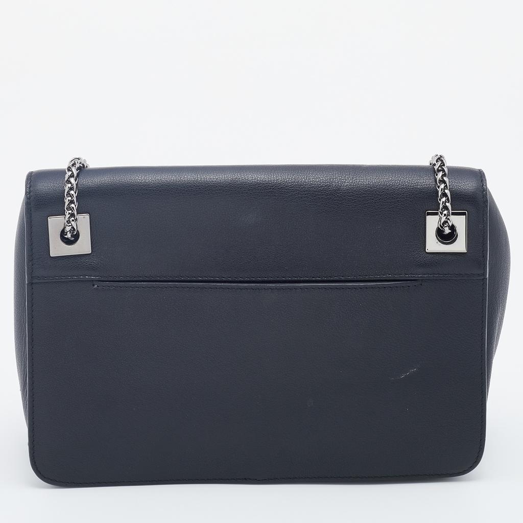 Furla Black Leather Diana Shoulder Bag商品第4张图片规格展示