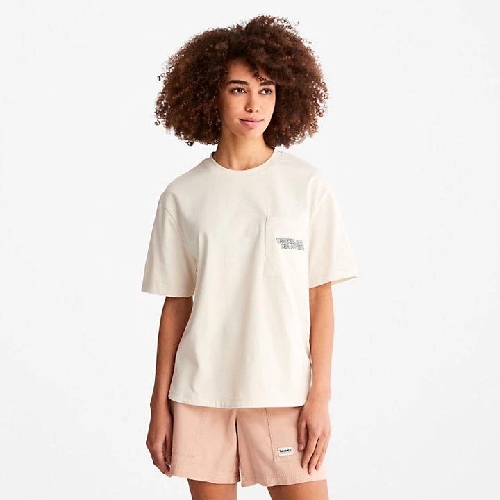 商品Timberland|TimberCHILL™ Pocket T-Shirt for Women in White,价格¥186,第1张图片