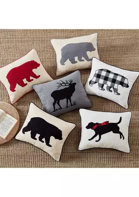 商品Eddie Bauer|Bauer Bear Canvas 16 X 20 Breakfast Pillow Cover,价格¥407,第4张图片详细描述