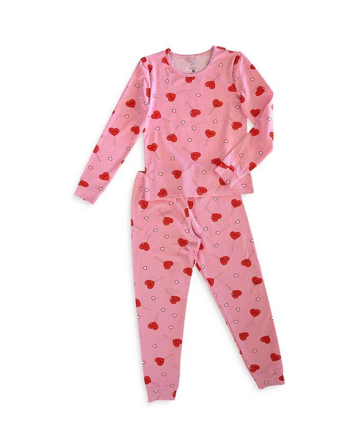 商品Lovey&Grink|Girls' Heart Pop Pajama Set - Baby, Little Kid,价格¥314,第1张图片