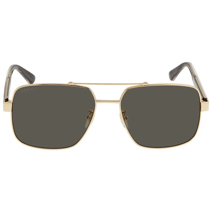 商品Gucci|Grey Navigator Men's Sunglasses GG0529S 001 60,价格¥1760,第1张图片