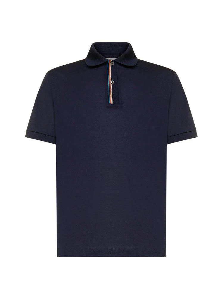 商品Paul Smith|Paul Smith Short-Sleeved Striped Trim Polo Shirt,价格¥1568,第1张图片