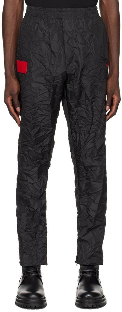 商品424|Black Crinkled Lounge Pants,价格¥583,第1张图片