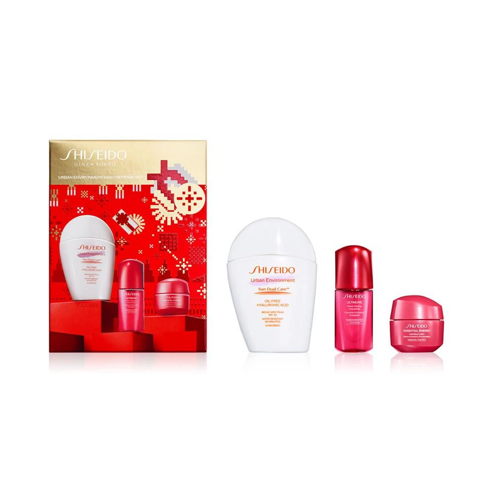 商品Shiseido|3-Pc. Urban Environment Daily Defense Skincare Set,价格¥377,第1张图片
