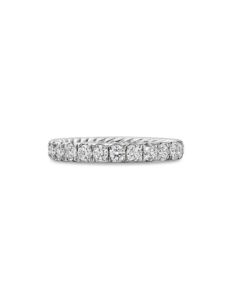 商品David Yurman|DY Eden Band Ring in Platinum,价格¥36245,第1张图片