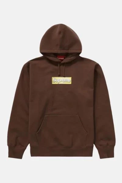 商品Supreme|Supreme Bling Box Logo Hooded Sweatshirt,价格¥2318,第1张图片详细描述