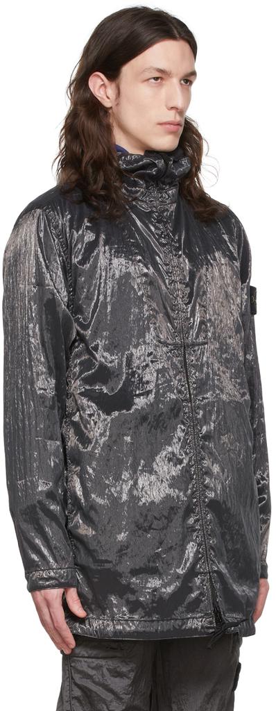 Black Nylon Coat商品第2张图片规格展示