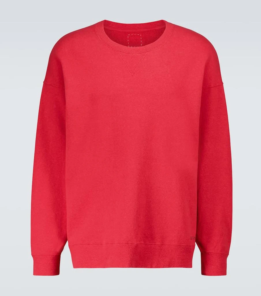 商品VisVim|Jumbo Numbering crewneck sweatshirt,价格¥3691,第1张图片