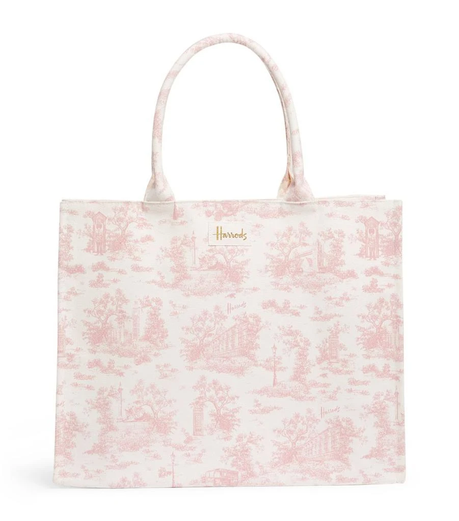 商品Harrods|Toile Grocery Shopper Bag,价格¥408,第1张图片