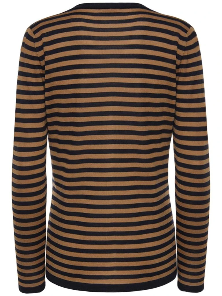 商品Max Mara|Corolla Striped Wool Knit Cardigan,价格¥720,第4张图片详细描述