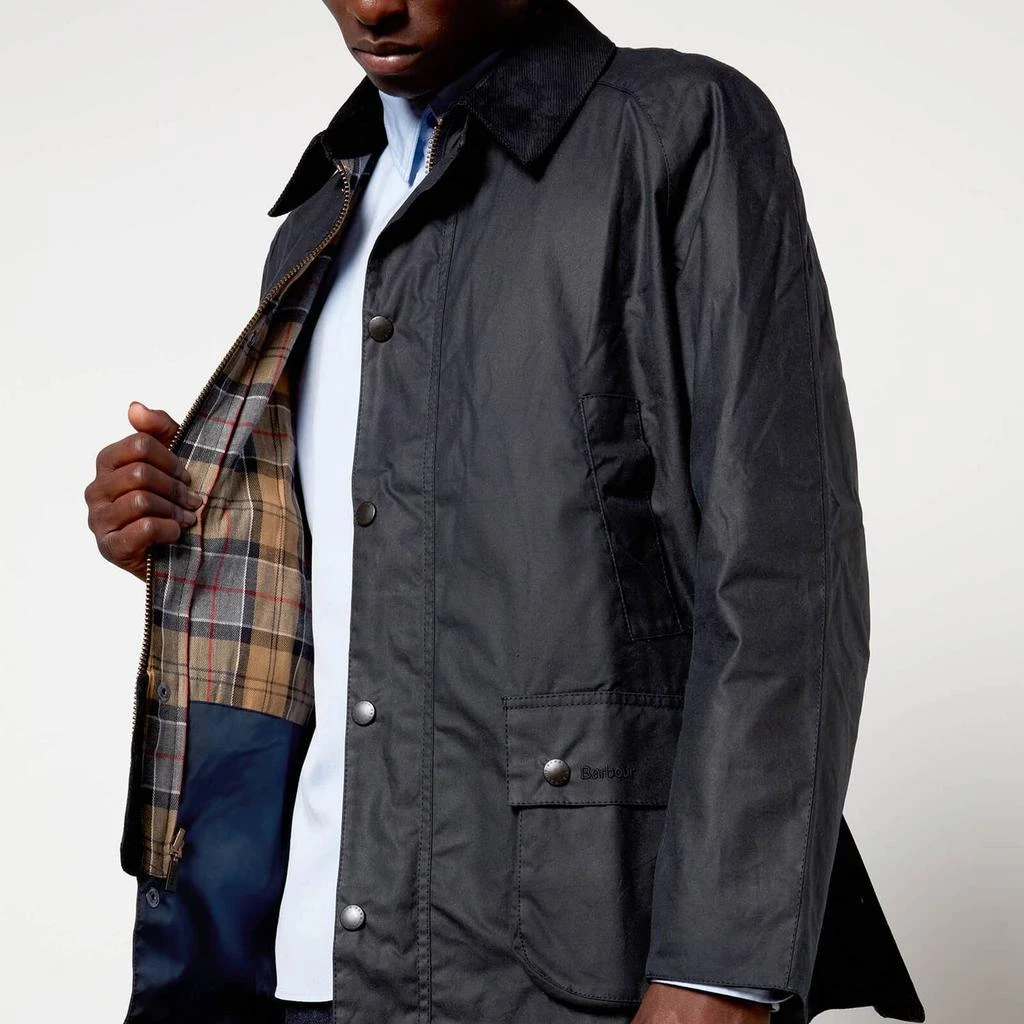 商品Barbour|Barbour Heritage Men's Bedale Wax Jacket - Navy,价格¥2271,第4张图片详细描述