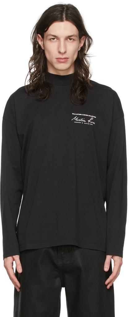 商品Martine Rose|Black Cotton T-Shirt,价格¥637,第1张图片