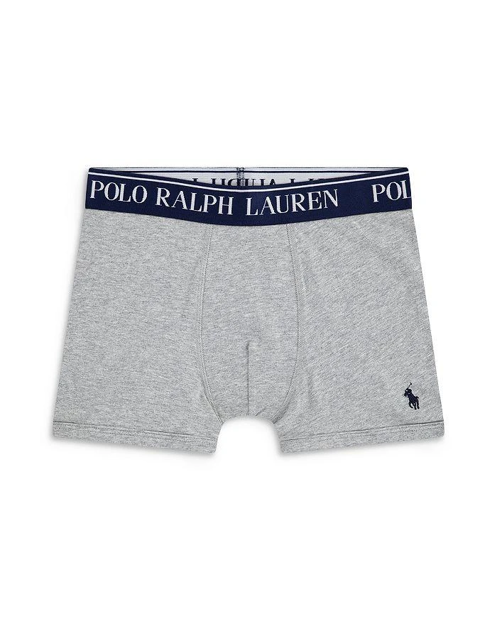 商品Ralph Lauren|Boys' Cotton Stretch Jersey Boxer Briefs, Pack of 5 - Big Kid,价格¥301,第5张图片详细描述