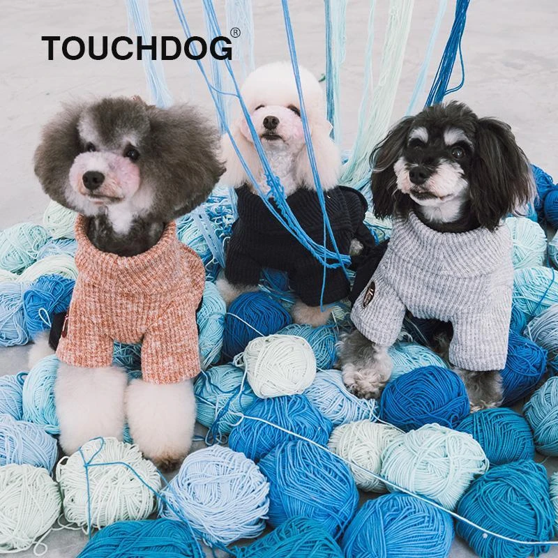 商品Touchdog|Touchdog Vogue Neck-Wrap Full Body Fashion Dog Sweater Outfit,价格¥242,第3张图片详细描述