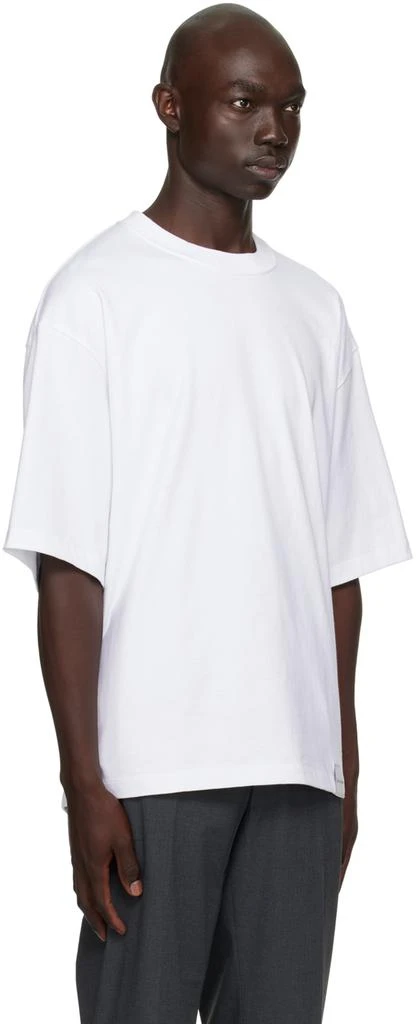 商品Calvin Klein|White Smooth T-Shirt,价格¥270,第2张图片详细描述