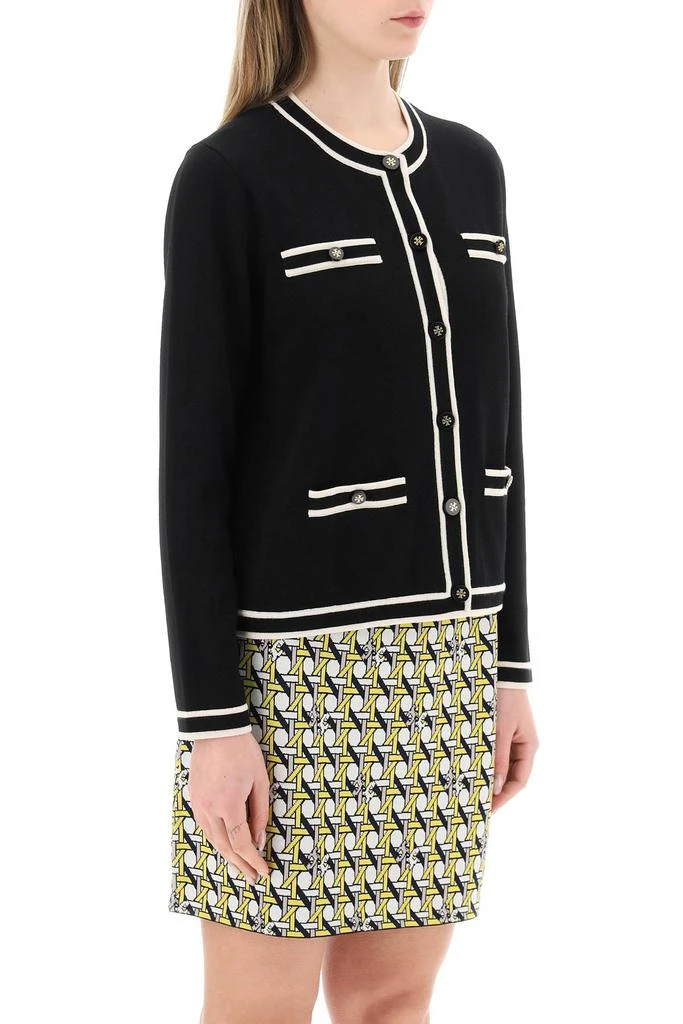 商品Tory Burch|kendra merino wool cardigan,价格¥2413,第2张图片详细描述