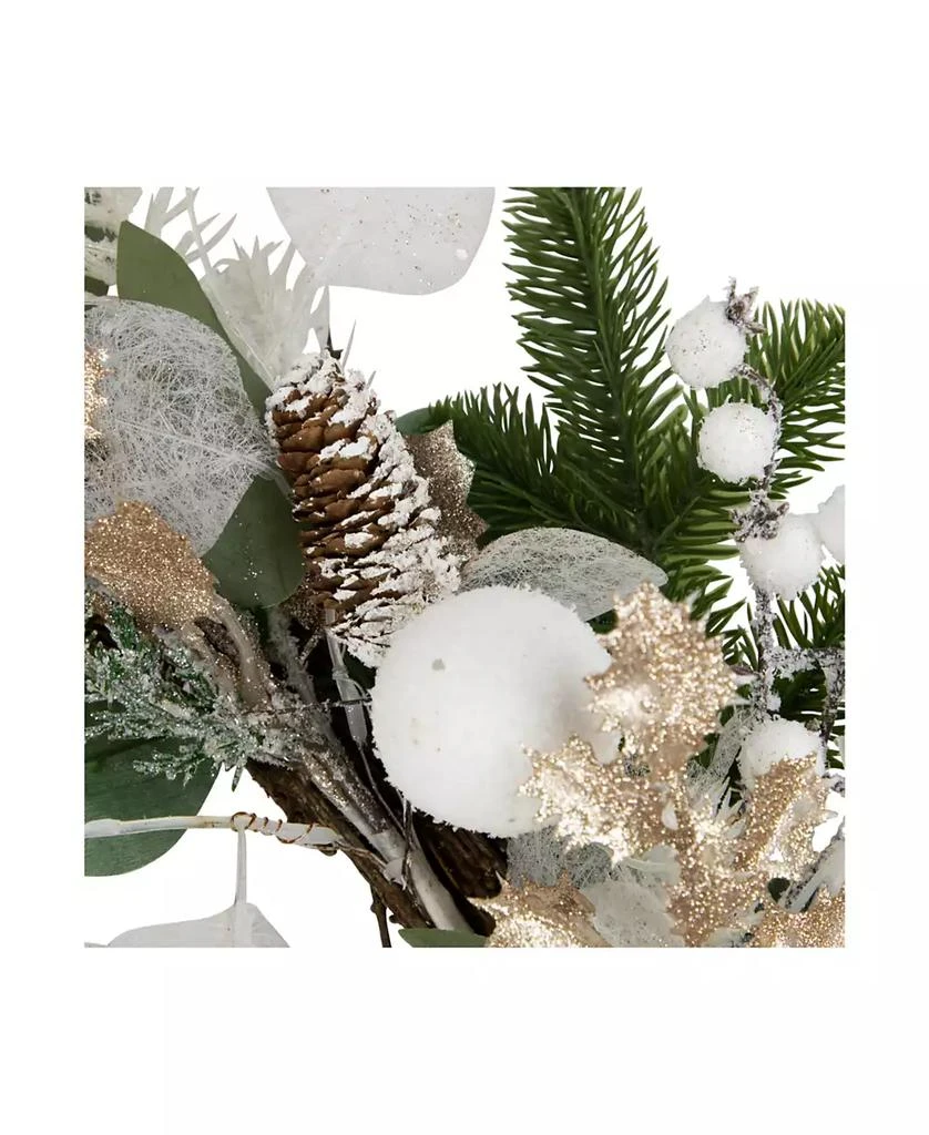 商品Northlight|Sage Artificial Christmas Wreath 24" Unlit,价格¥422,第3张图片详细描述