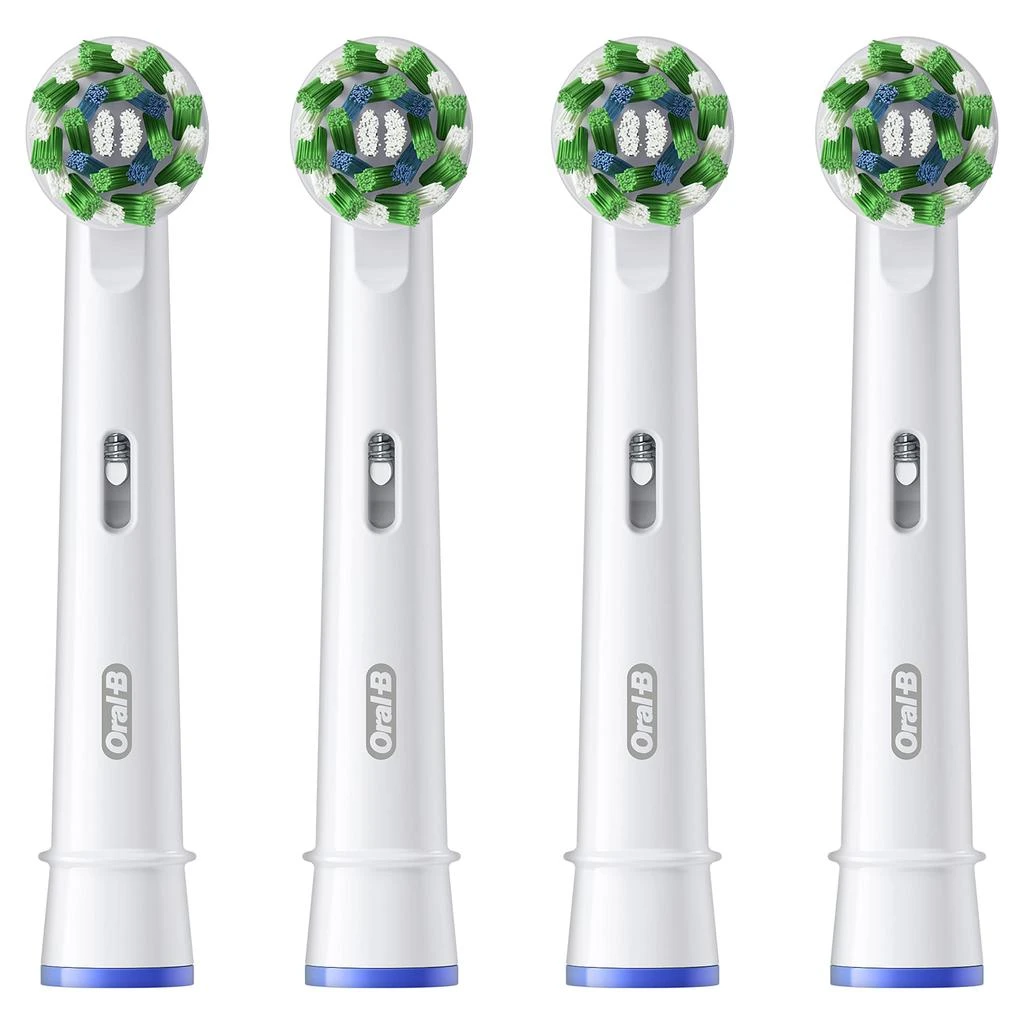 Oral-B Genuine CrossAction X-Filament Replacement Brush Heads for Electric Toothbrush, 4 Count, White 商品