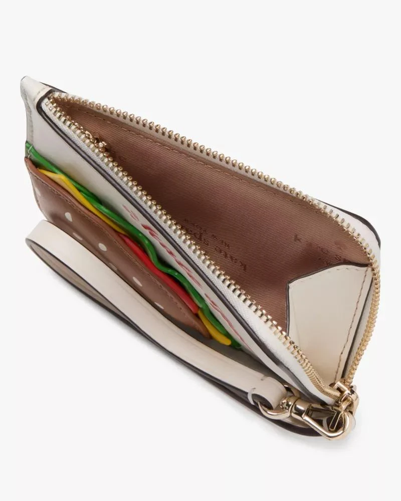 商品Kate Spade|Snack Bar Burger Card Holder Wristlet,价格¥367,第2张图片详细描述