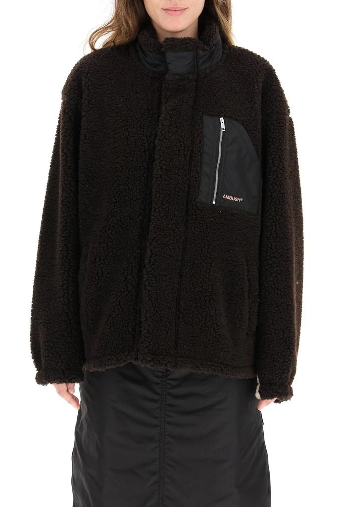 商品Ambush|AMBUSH Sherpa Fleece Jacket,价格¥6320,第2张图片详细描述