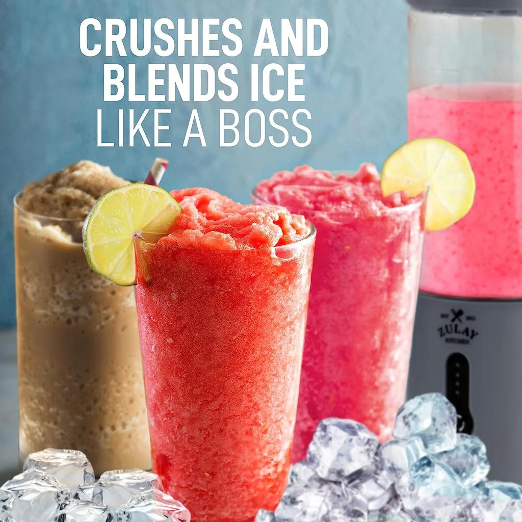 商品Zulay Kitchen|Personal Portable Smoothie Blender On the Go that Crush Ice,价格¥543,第5张图片详细描述