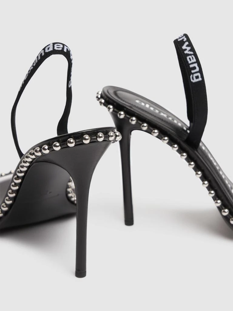 商品Alexander Wang|105mm Nova Logo Pvc Sandals,价格¥4536,第3张图片详细描述